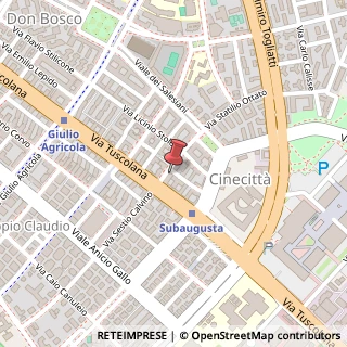 Mappa Via Statilio Ottato, 22, 00175 Roma, Roma (Lazio)