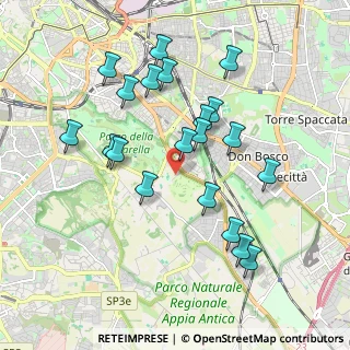 Mappa Via dell'Acqua Santa, 00178 Roma RM, Italia (1.9915)