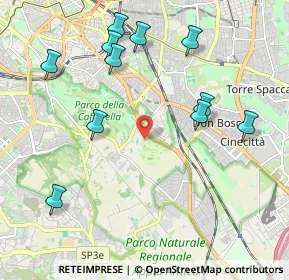 Mappa Via dell'Acqua Santa, 00178 Roma RM, Italia (2.41364)