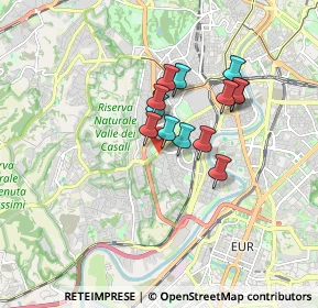 Mappa Via Antonio Oroboni, 00149 Roma RM, Italia (1.30615)