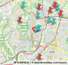 Mappa Via Antonio Oroboni, 00149 Roma RM, Italia (2.44846)