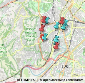 Mappa Via Antonio Oroboni, 00149 Roma RM, Italia (1.48364)