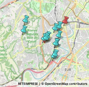 Mappa Via Antonio Oroboni, 00149 Roma RM, Italia (1.33)