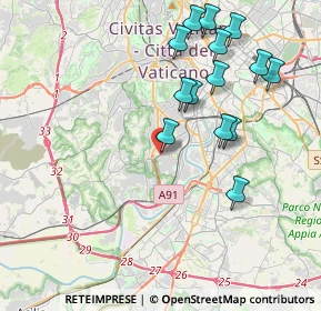 Mappa Via Antonio Oroboni, 00149 Roma RM, Italia (4.385)