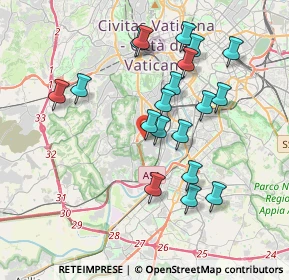 Mappa Via Antonio Oroboni, 00149 Roma RM, Italia (3.77789)