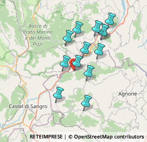 Mappa Vico II Orologio, 86080 Castel del Giudice IS, Italia (6.63308)