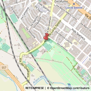 Mappa Via del Quadraro, 35/a, 00174 Roma, Roma (Lazio)