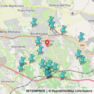 Mappa Via del Casale Corvio, 00132 Roma RM, Italia (2.552)