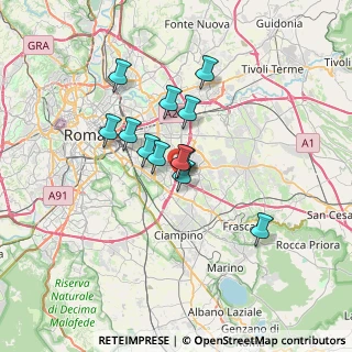 Mappa E80, 00133 Roma RM, Italia (5.335)