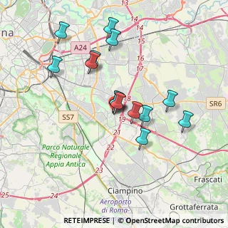Mappa Viale Antonio Ciamarra nr., 00173 Roma RM, Italia (3.49643)