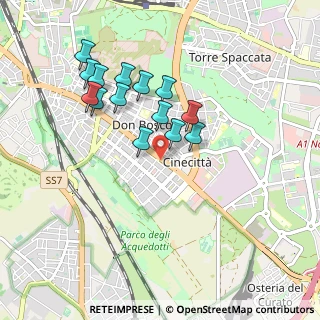 Mappa Via Tuscolana, 00161 Roma RM, Italia (0.88357)
