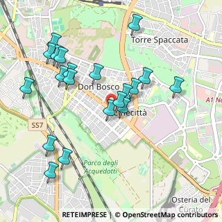 Mappa Via Tuscolana, 00161 Roma RM, Italia (1.101)