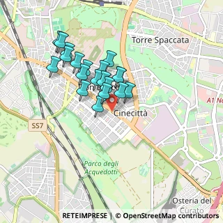 Mappa Via Tuscolana, 00161 Roma RM, Italia (0.7805)