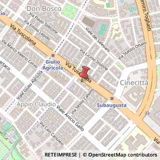 Mappa Via Tuscolana, 1388, 00174 Roma, Roma (Lazio)
