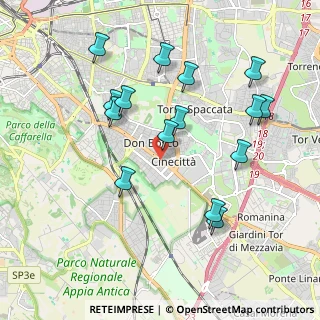 Mappa Via Tuscolana, 00161 Roma RM, Italia (2.11333)