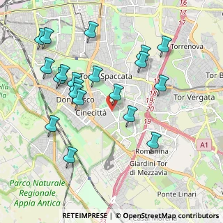 Mappa Via Raimondo Scintu, 00173 Roma RM, Italia (2.2215)