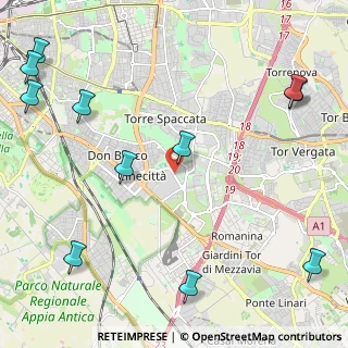 Mappa Via Raimondo Scintu, 00173 Roma RM, Italia (3.32)