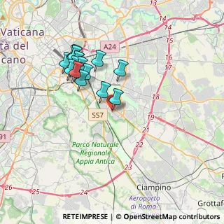 Mappa Via Lucio Elio Seiano, 00174 Roma RM, Italia (3.68471)