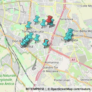 Mappa Via Muraccio dell' Archetto, 00173 Roma RM, Italia (1.877)