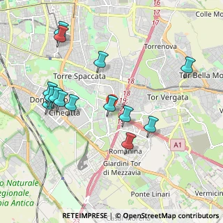 Mappa Via Muraccio dell' Archetto, 00173 Roma RM, Italia (2.22143)