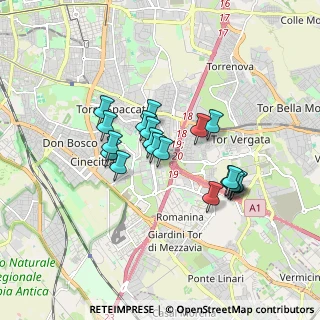 Mappa Via Muraccio dell' Archetto, 00173 Roma RM, Italia (1.42947)