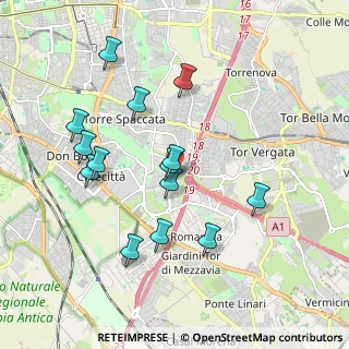 Mappa Via Muraccio dell' Archetto, 00173 Roma RM, Italia (1.97214)