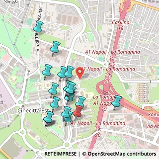 Mappa Via Muraccio dell' Archetto, 00173 Roma RM, Italia (0.537)