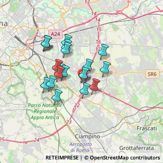 Mappa Via Muraccio dell' Archetto, 00173 Roma RM, Italia (3.0405)
