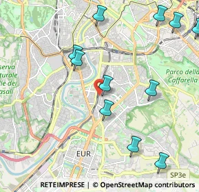 Mappa Via Pietro Giordani, 00145 Roma RM, Italia (2.75833)