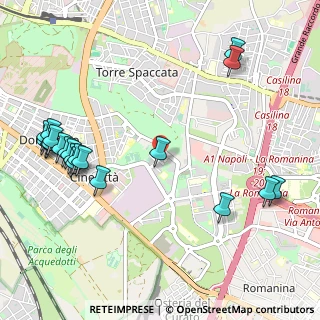 Mappa Via Guido Figliolini, 00173 Roma RM, Italia (1.4035)
