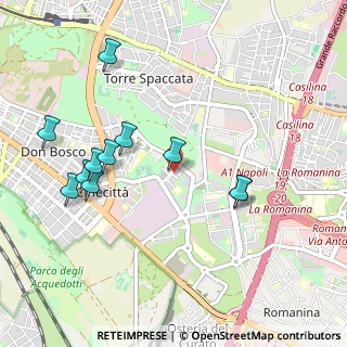 Mappa Via Guido Figliolini, 00173 Roma RM, Italia (1.08818)