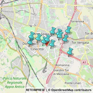 Mappa Via Guido Figliolini, 00173 Roma RM, Italia (1.295)