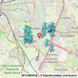 Mappa Viale Rolando Vignali, 00173 Roma RM, Italia (1.40053)