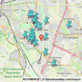 Mappa Via Guido Figliolini, 00173 Roma RM, Italia (1.8155)