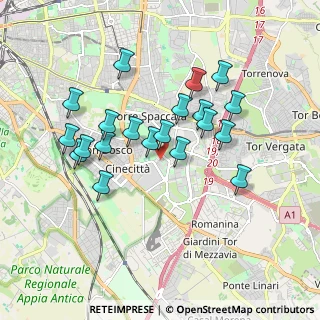 Mappa Viale Rolando Vignali, 00173 Roma RM, Italia (1.753)