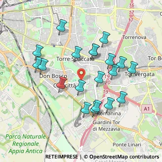 Mappa Via Guido Figliolini, 00173 Roma RM, Italia (1.965)