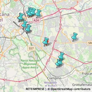 Mappa Via Guido Figliolini, 00173 Roma RM, Italia (5.44938)