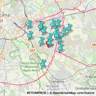 Mappa Via Guido Figliolini, 00173 Roma RM, Italia (2.94529)