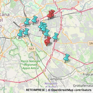 Mappa Via Guido Figliolini, 00173 Roma RM, Italia (3.72923)