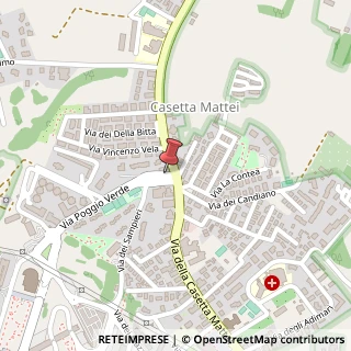 Mappa Via Poggio Verde,  6, 00148 Roma, Roma (Lazio)