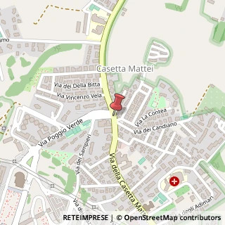 Mappa Via della Casetta Mattei,  171, 00148 Roma, Roma (Lazio)