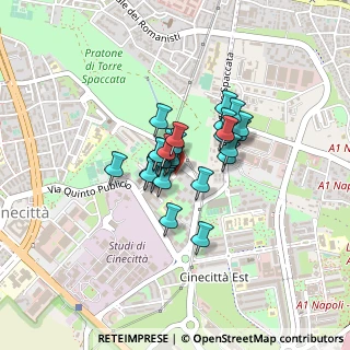 Mappa Via Paolo Luigi Guerra, 00173 Roma RM, Italia (0.24815)