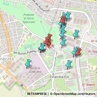 Mappa Via Paolo Luigi Guerra, 00173 Roma RM, Italia (0.4865)