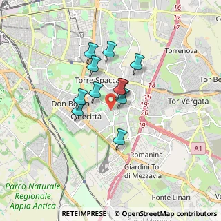 Mappa Via Paolo Luigi Guerra, 00173 Roma RM, Italia (1.28364)