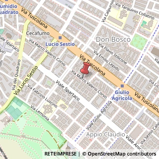 Mappa Via Caio Manilio,  45, 00174 Roma, Roma (Lazio)