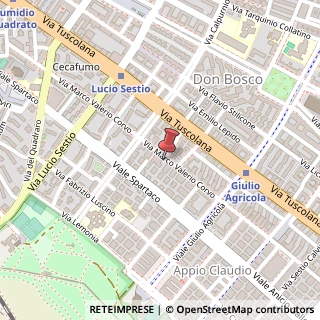 Mappa Via Marco Valerio Corvo, 86, 00174 Roma, Roma (Lazio)