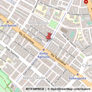Mappa Viale Marco Fulvio Nobiliore, 33, 00174 Roma, Roma (Lazio)