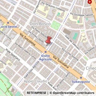 Mappa Viale Marco Fulvio Nobiliore, 19, 00175 Roma, Roma (Lazio)