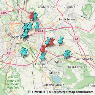 Mappa Viale Heidelberg, 00133 Roma RM, Italia (8.2535)