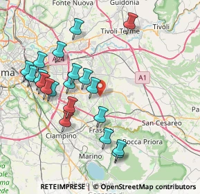 Mappa Via Ponte Schiavo, 00133 Roma RM, Italia (8.567)